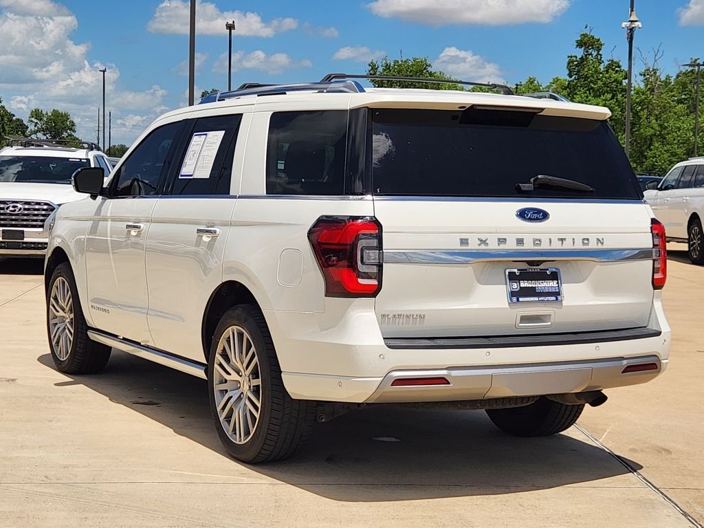 Used 2022 Star White Metallic Tri-Coat Ford Platinum image 7