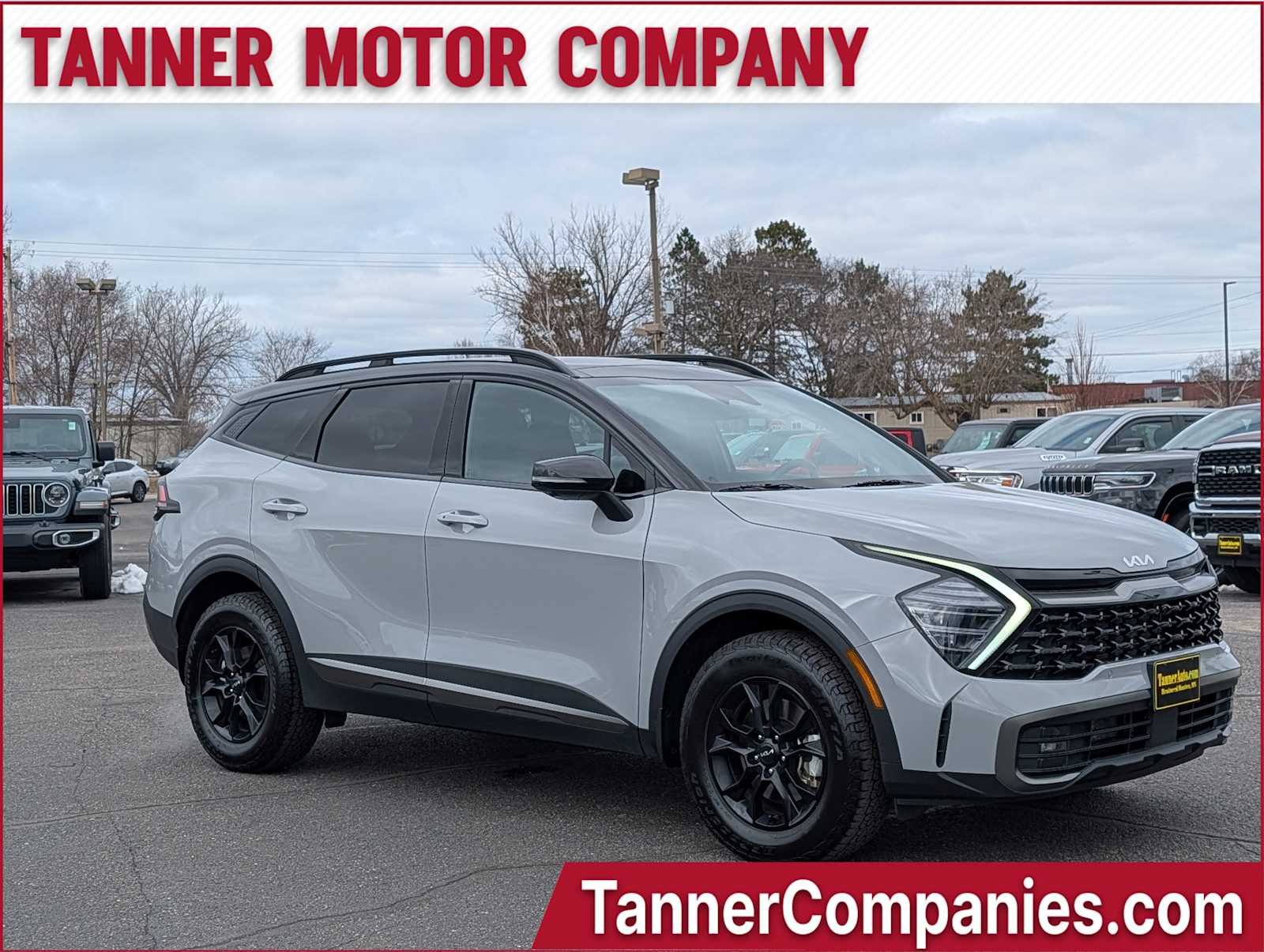 Wolf Gray/Ebony Black Roof 2024 Kia Sportage X-Pro Prestige AWD SUV / Crossover All-Wheel Drive