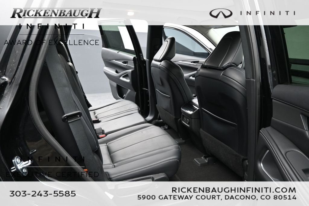 Certified Used 2023 Black INFINITI LUXE image 14