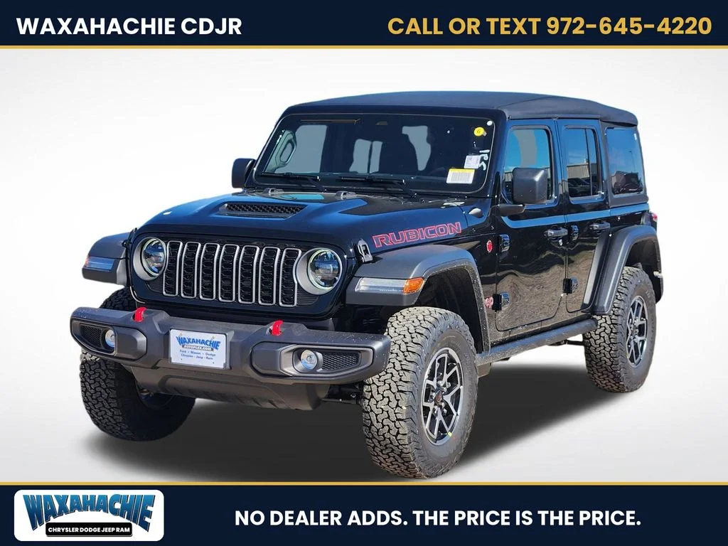 New 2026 Black Clear-Coat Exterior Paint Jeep Rubicon image 2