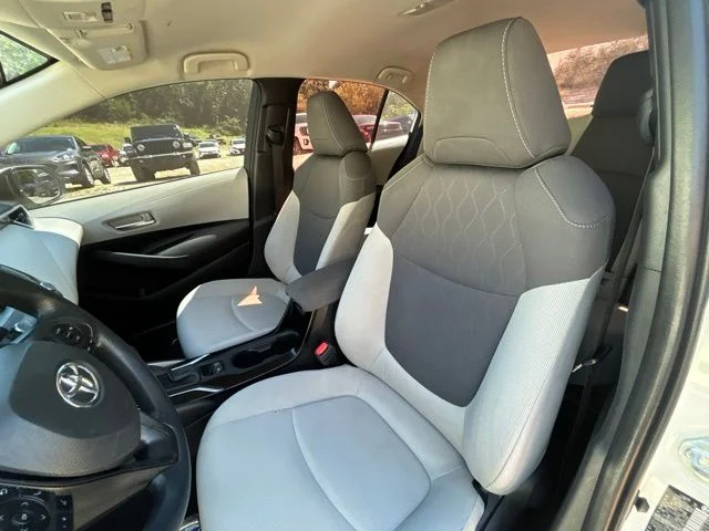 Used 2021 Super White Toyota LE image 22
