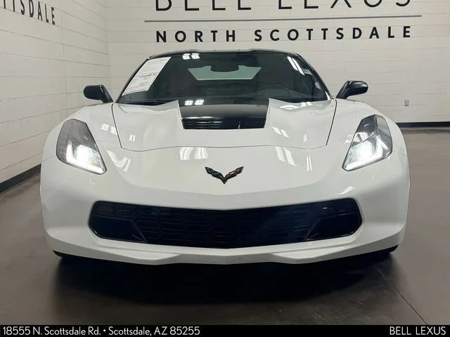 Used 2017 White Chevrolet Stingray Z51 image 9