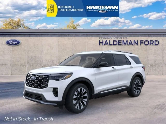 New 2026 Star White Metallic Tri-Coat Ford Platinum image 1