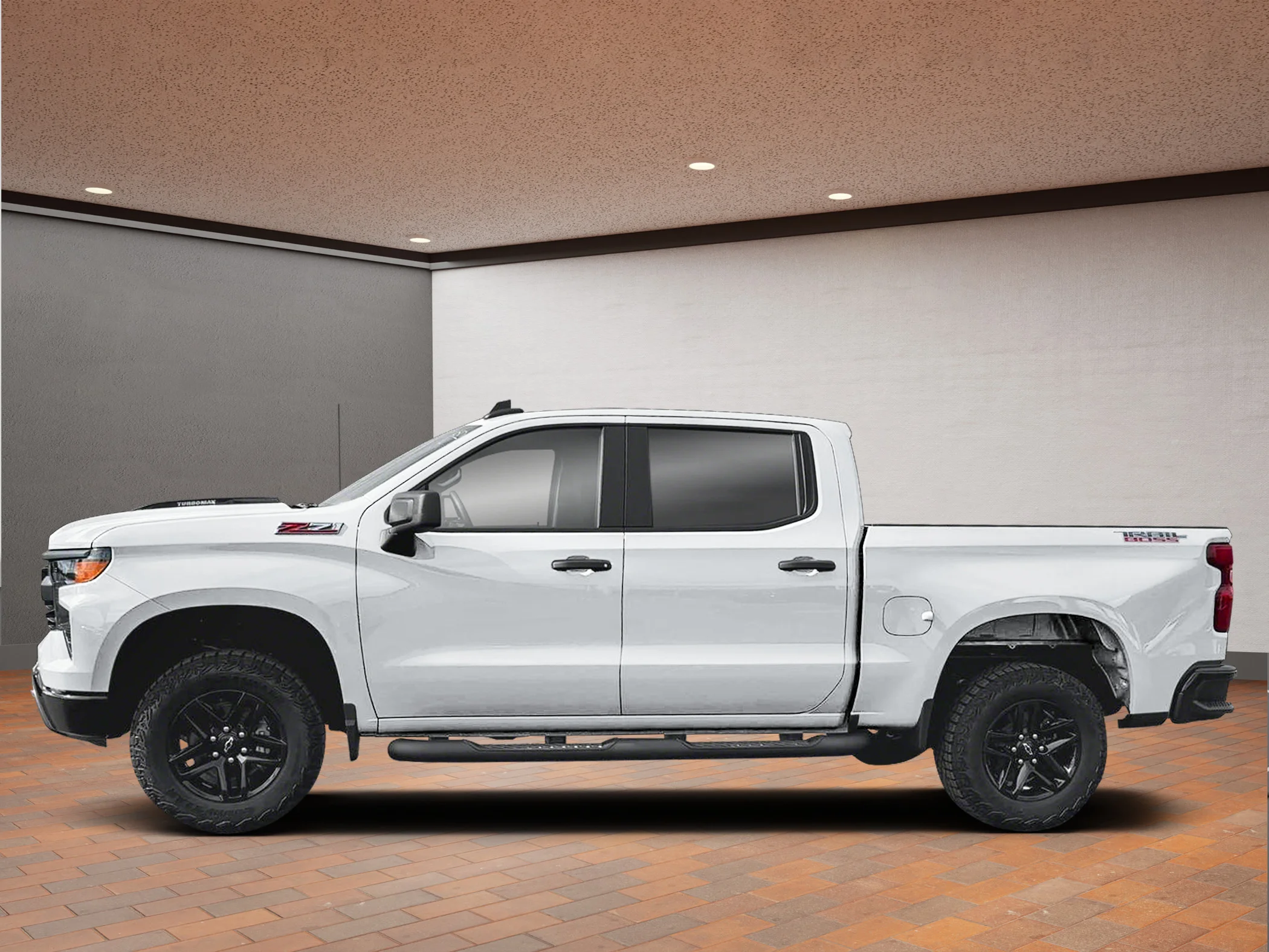 New 2026 Black Chevrolet Crew Cab Short Box 4-Wheel Drive Custom Trail Boss image 2