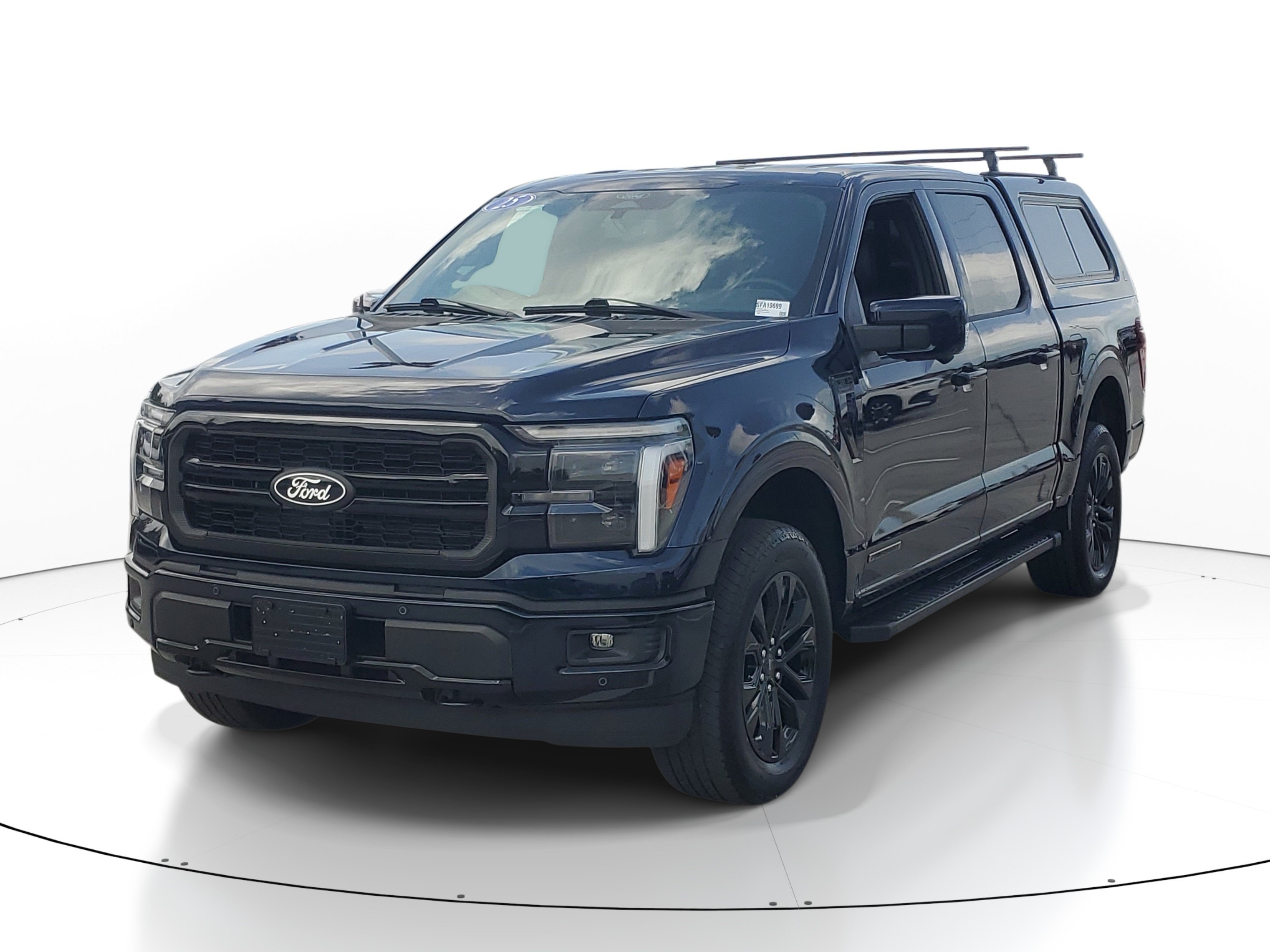Used 2025 Antimatter Blue Metallic Ford LARIAT image 3