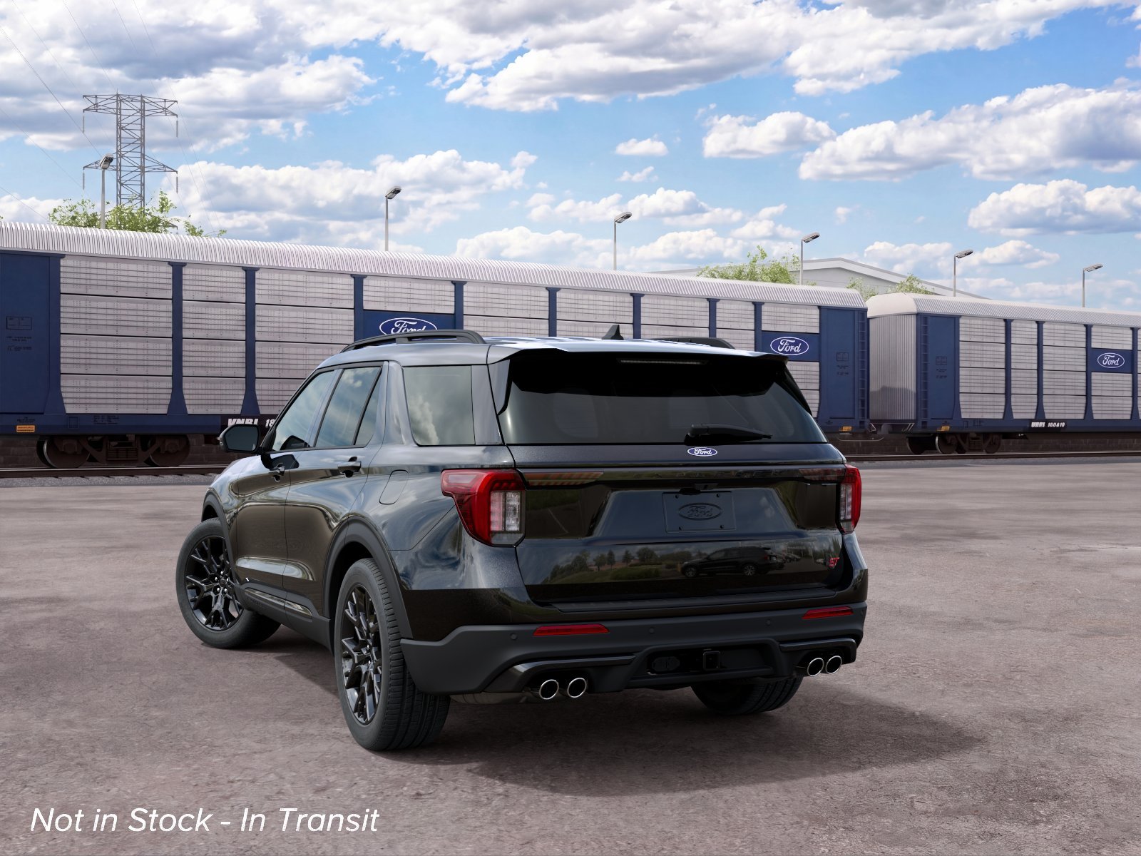 New 2027 Agate Black Metallic Ford ST image 8