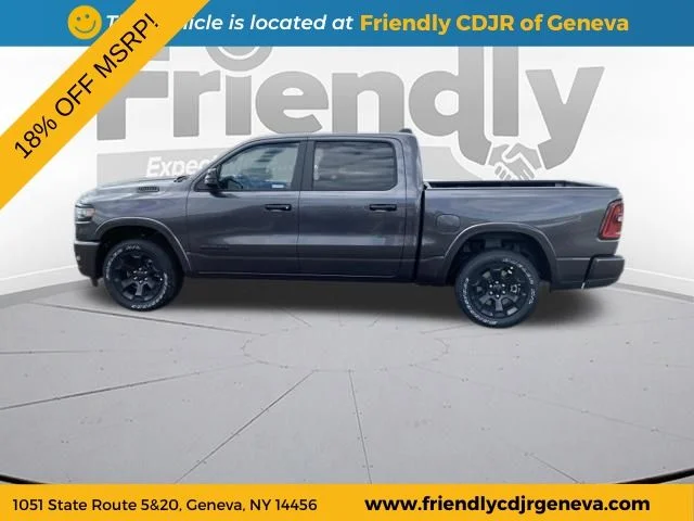 New 2026 Granite Crystal Metallic Clearcoat RAM Big Horn/Lone Star image 2