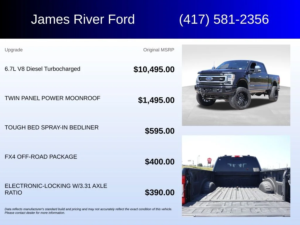 Used 2021 Black Metallic Ford Platinum image 5