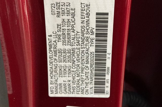 Used 2024 Radiant Red Metallic Honda Sport image 38
