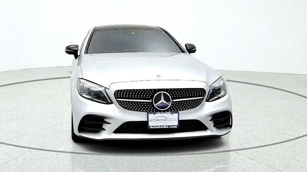 Used 2021 Iridium Silver Metallic Mercedes-Benz C 300 Coupe w/ AMG® Line & Designo Nappa Leather Pkg image 2