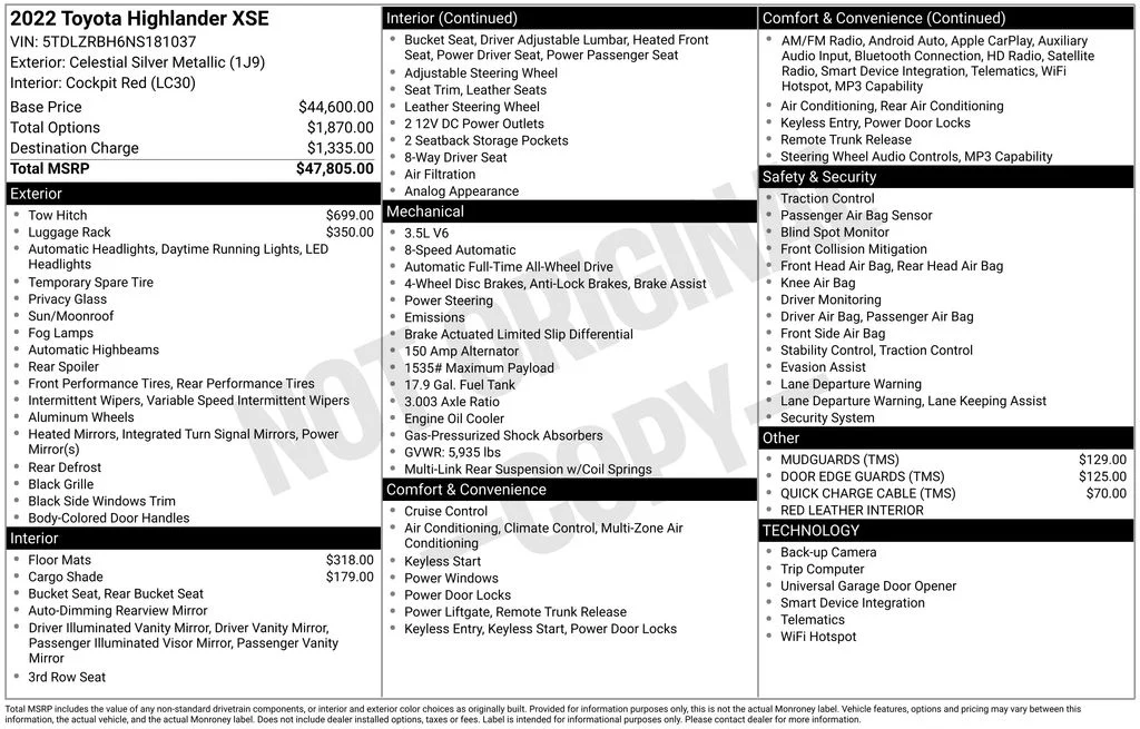 Used 2022 Silver Toyota XSE image 28