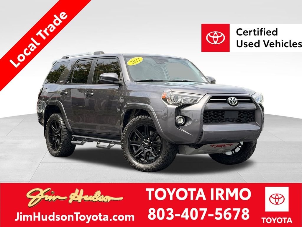 Certified Used 2022 Gray Toyota SR5 image 1