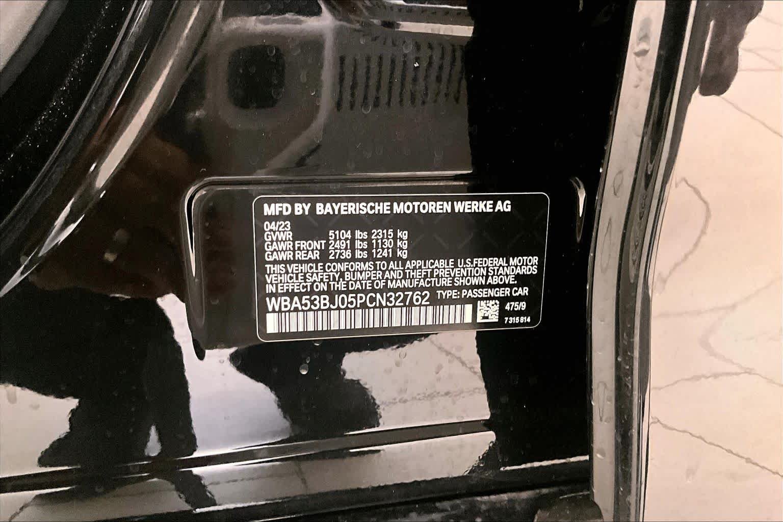 Used 2023 Black Sapphire Metallic BMW 540i image 31