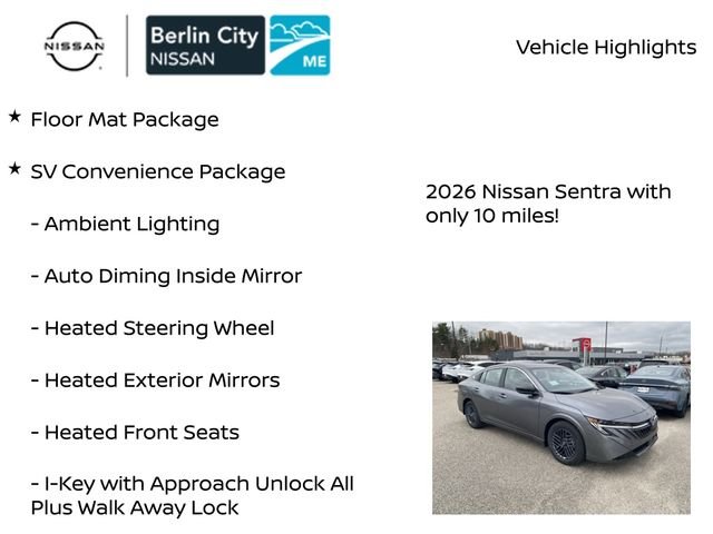 New 2026 Gun Metallic Nissan SV image 7