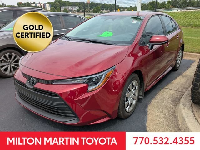 Certified Used 2025 Red Toyota LE image 3