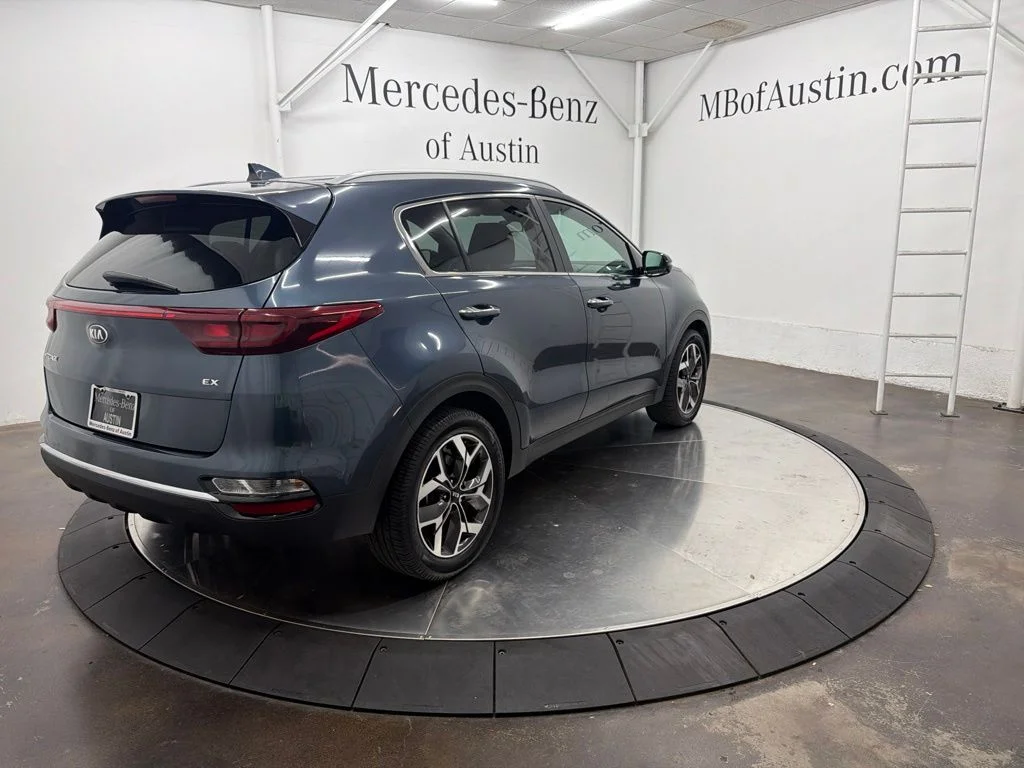 Used 2020 Blue Kia EX image 7