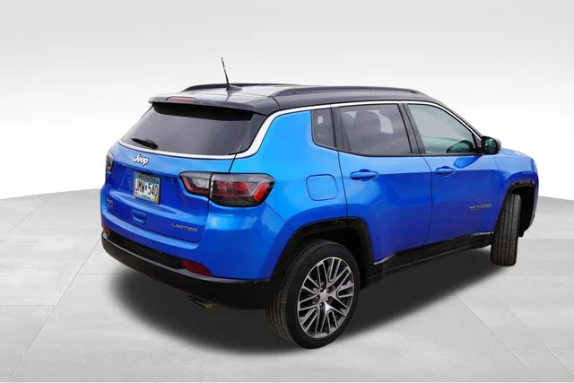 Certified Used 2022 Blue Jeep Limited image 3