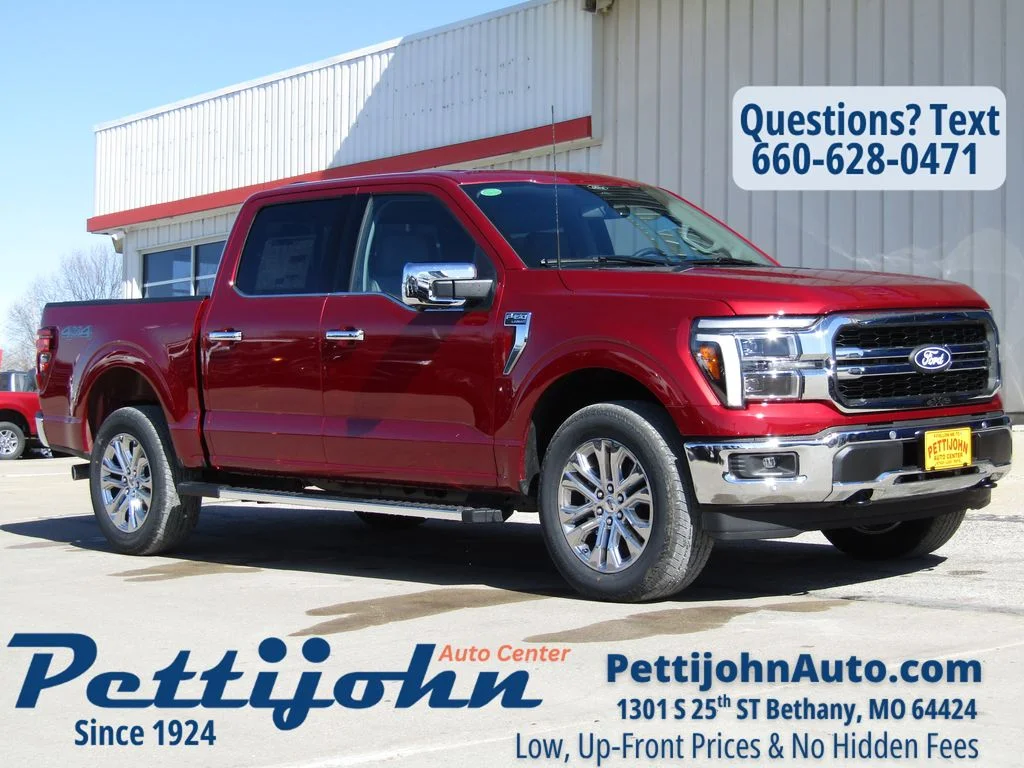 New 2026 Red Ford Lariat image 1