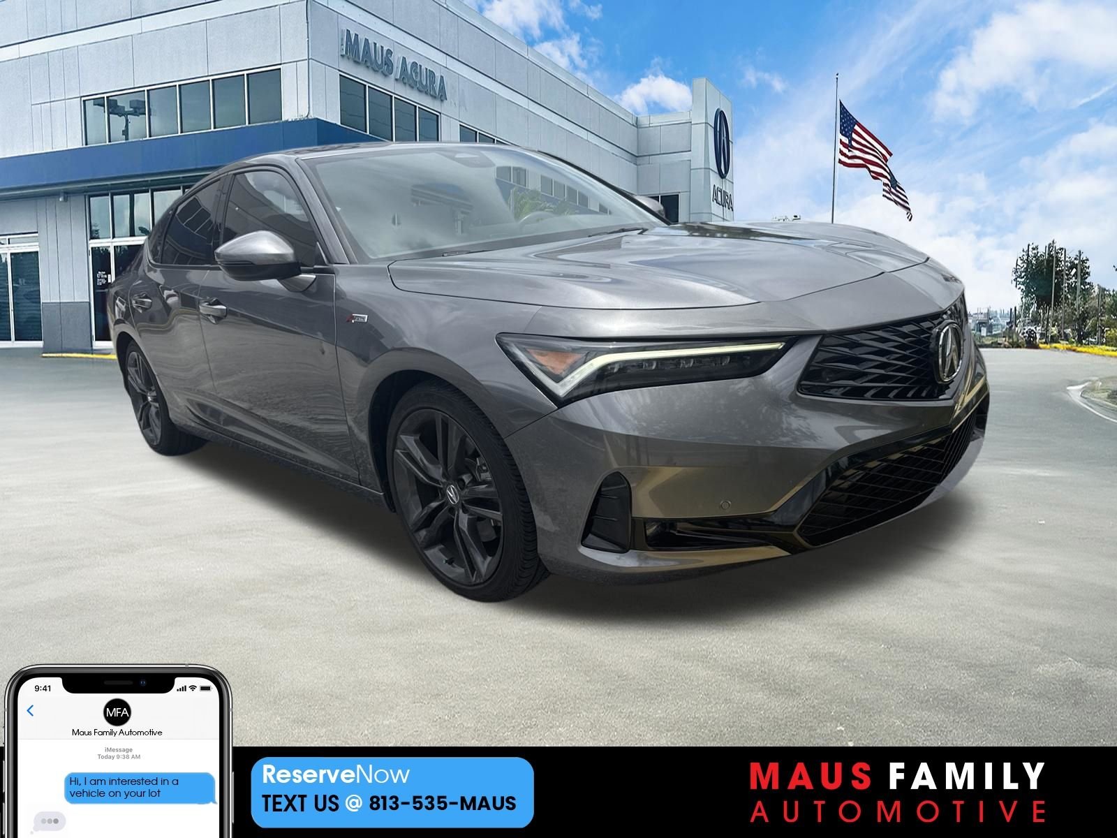 Used 2024 Black Acura A-Spec Tech Package image 1