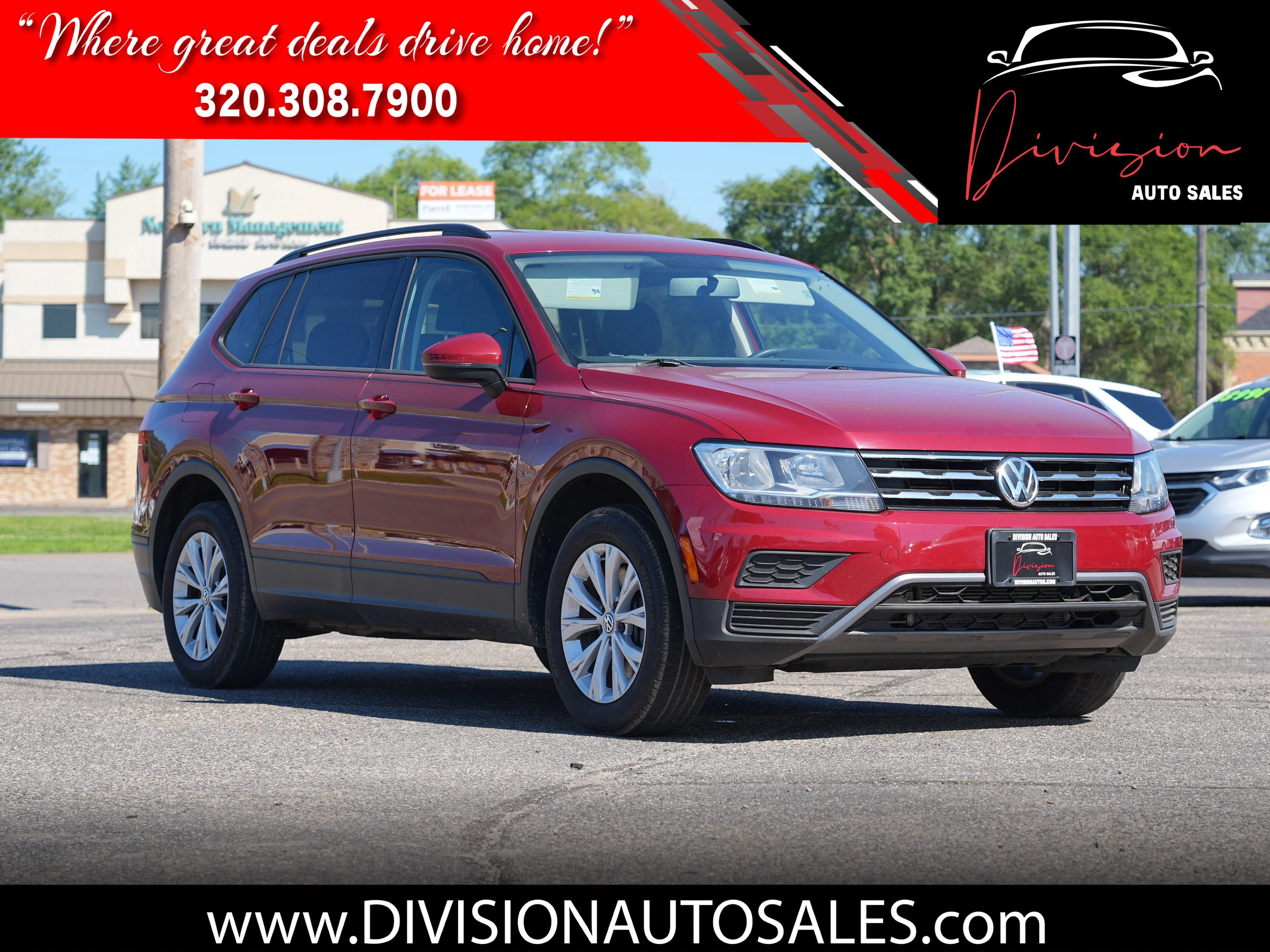 Used 2018 Cardinal Red Metallic Volkswagen S image 1