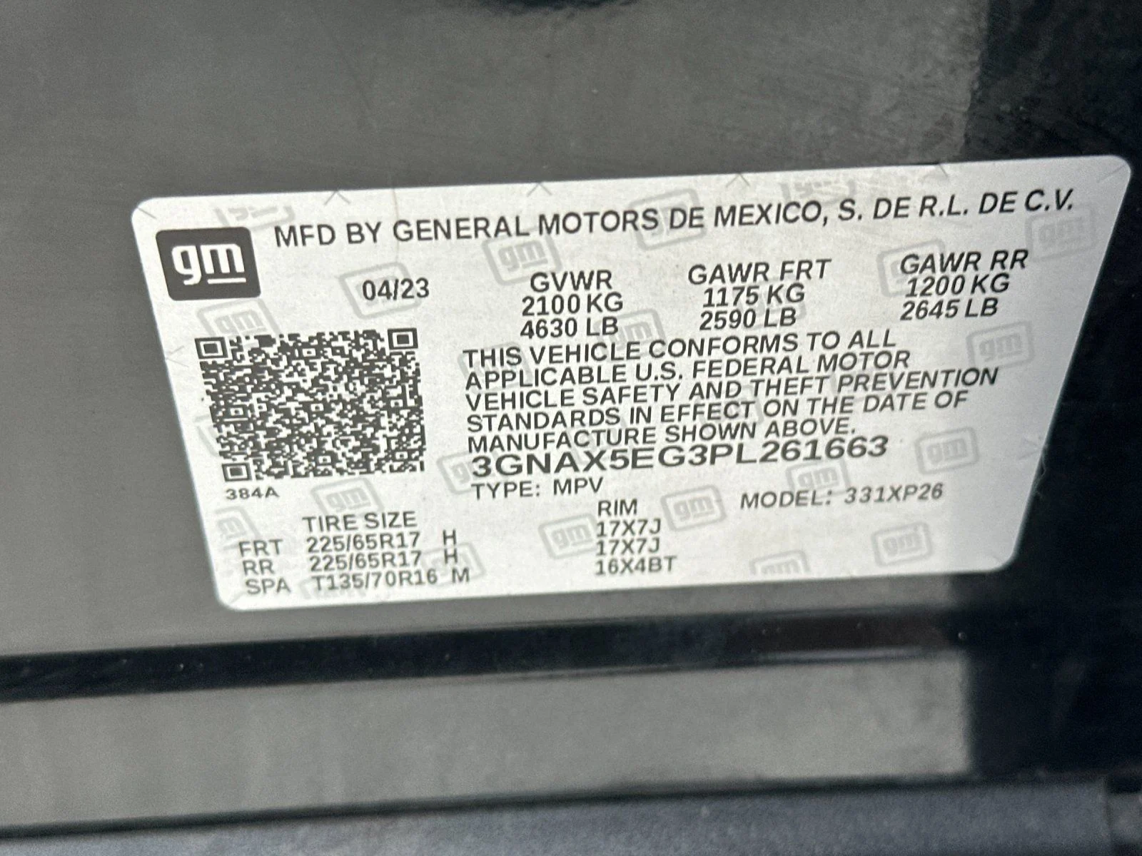 Used 2023 Mosaic Black Metallic Chevrolet LS image 25