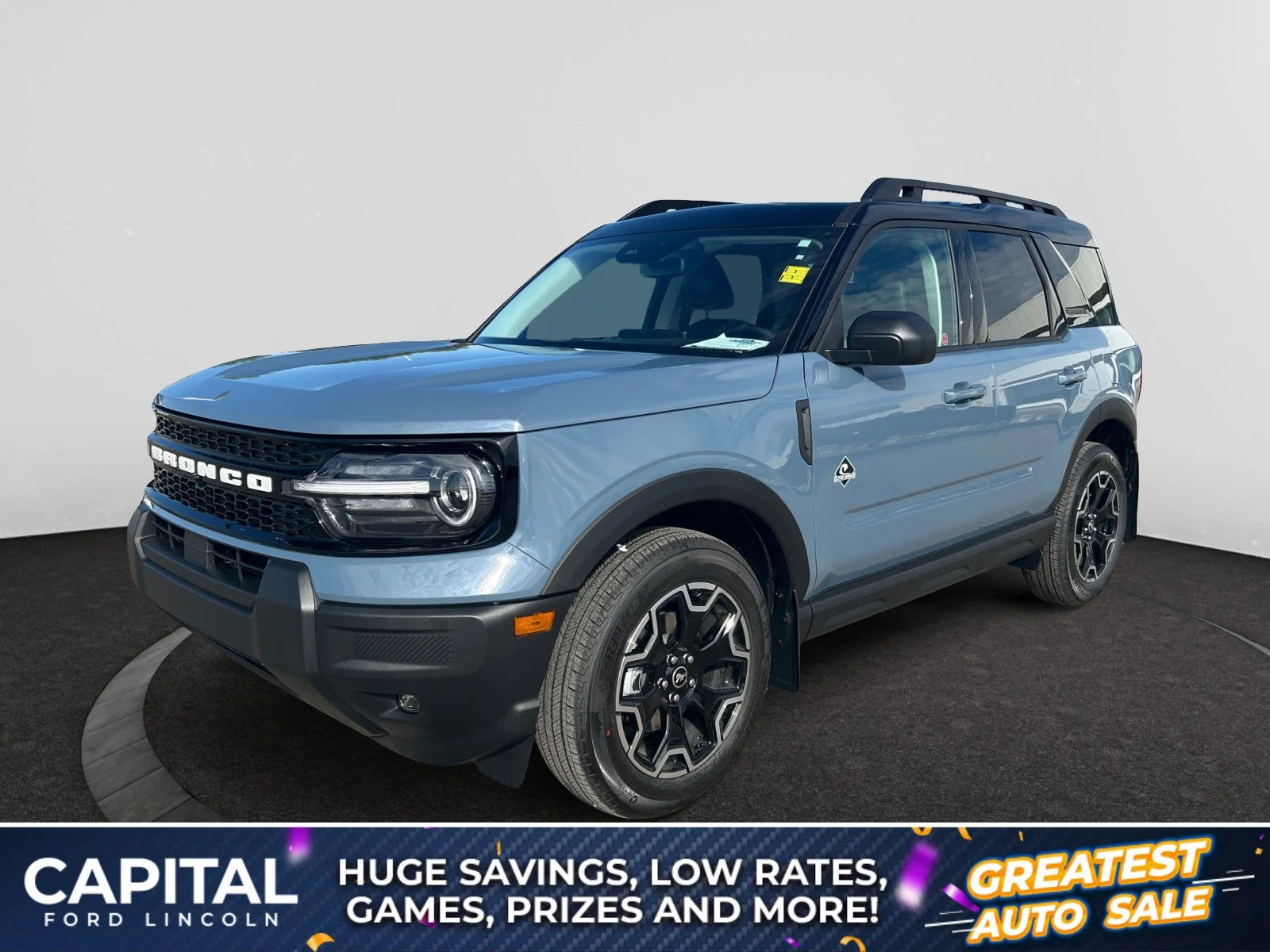New 2026 Azure Grey Metallic Tri-Coat Ford Outer Banks image 1