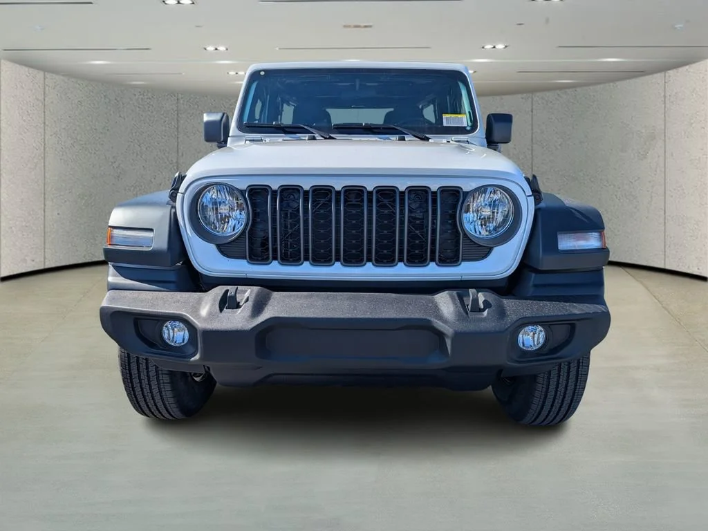 New 2026 Bright White Clear-Coat Exterior Paint Jeep Sport image 2