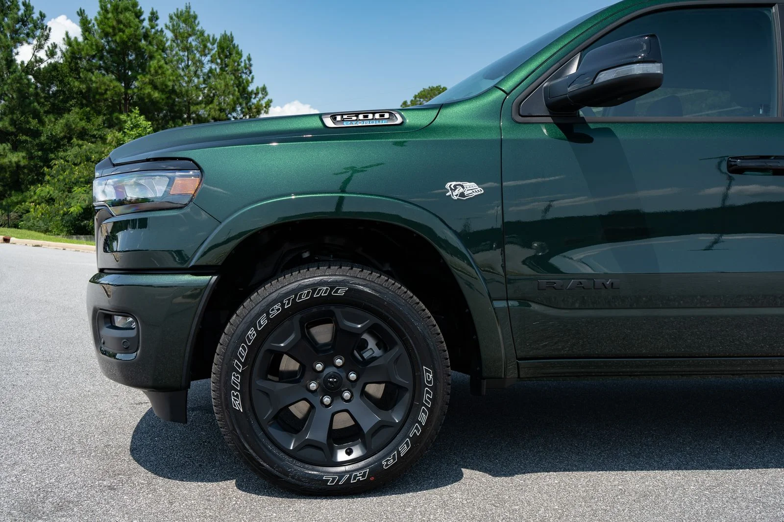 New 2026 Serrano-Green Metallic Exterior Paint RAM Big Horn/Lone Star image 4