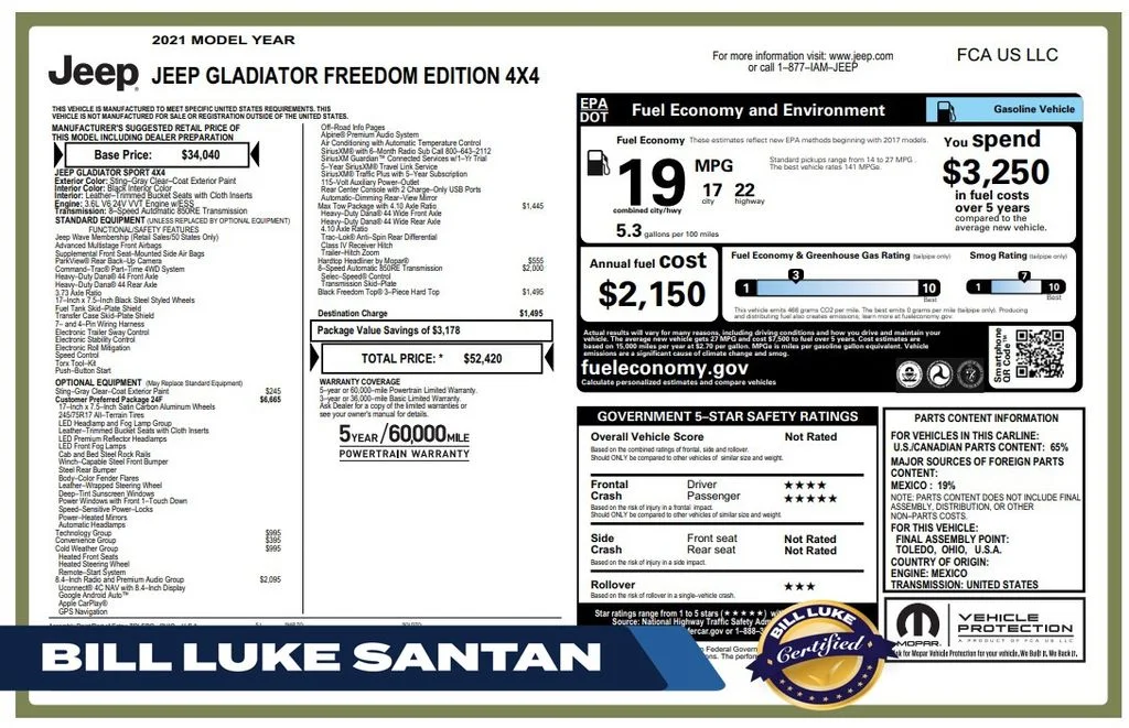 2021 Jeep Gladiator Freedom's photo