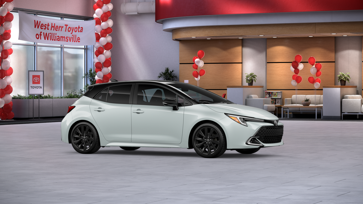 New 2026 Wind Chill Pearl with Midnight Black Metallic roof Toyota XSE image 13