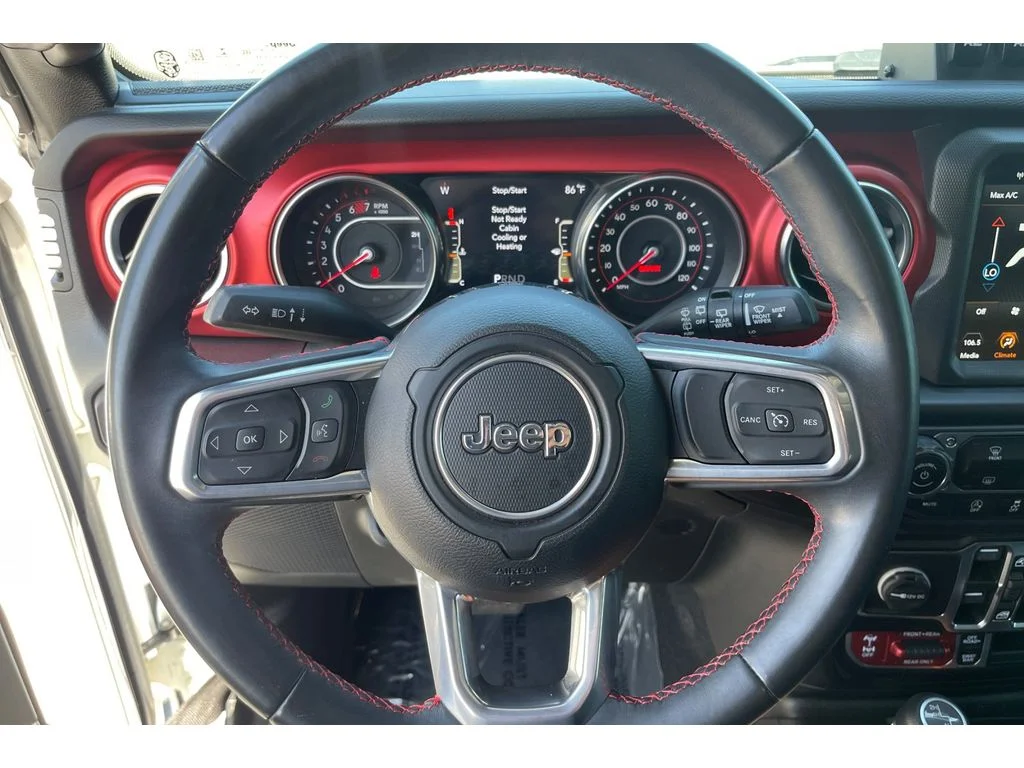 Used 2022 Bright White Clearcoat Jeep Unlimited Rubicon image 35