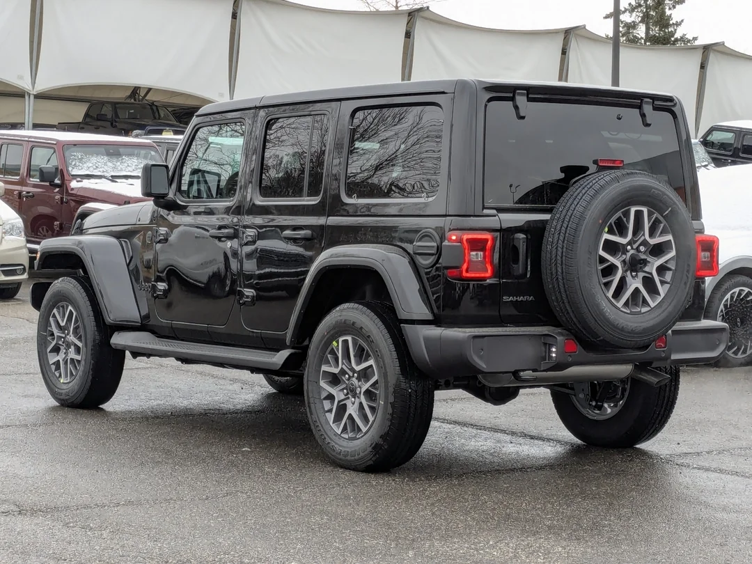 New 2026 Black Jeep Sahara - - 4x4 - Body- Color Top - Safety Group - 3.6L Pentastar V6 - Remote Start & More! image 6