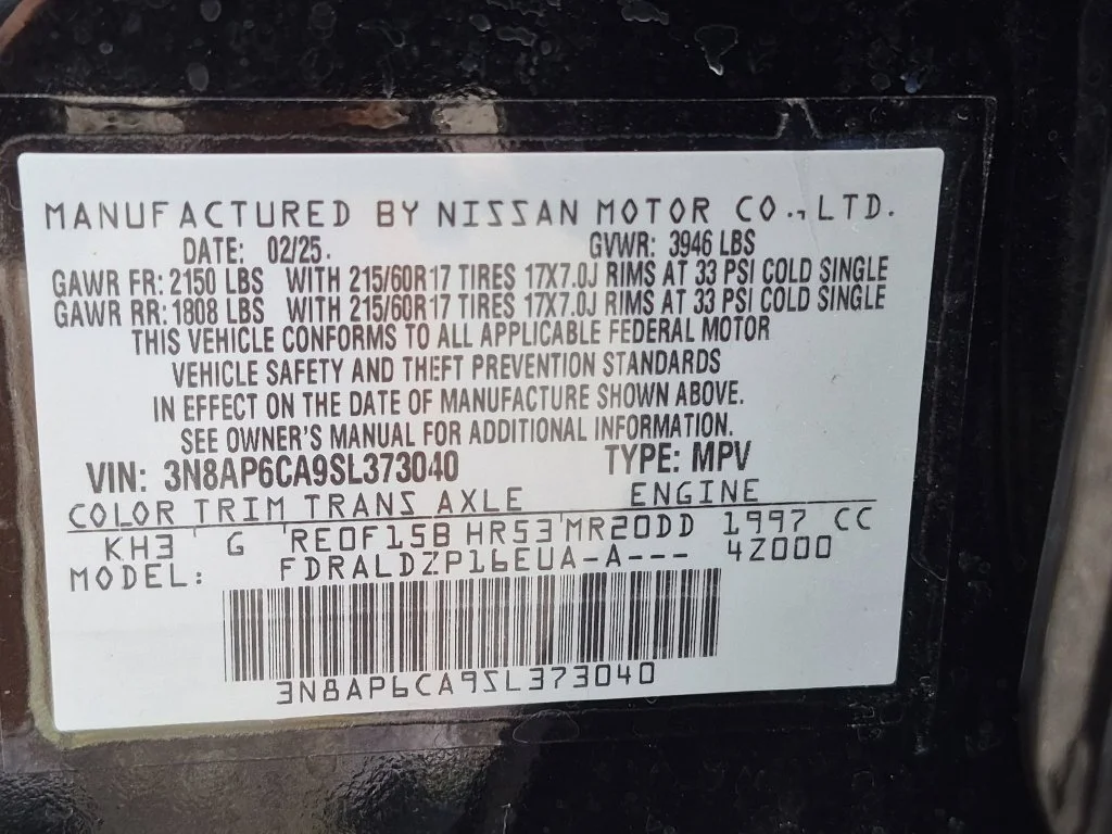 Used 2025 Black Nissan SV image 34