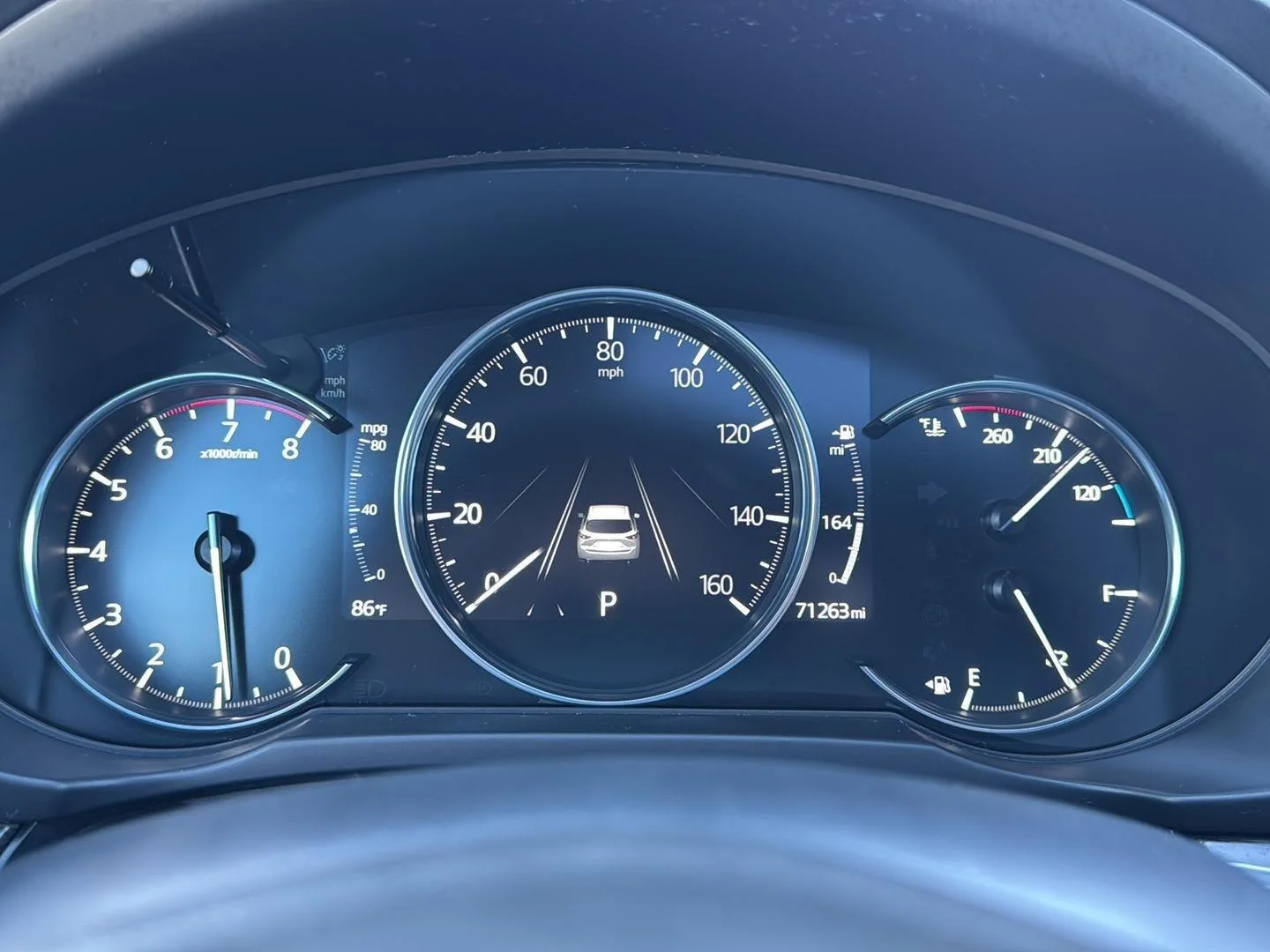 Used 2020 Deep Crystal Blue Mica Mazda Grand Touring image 23