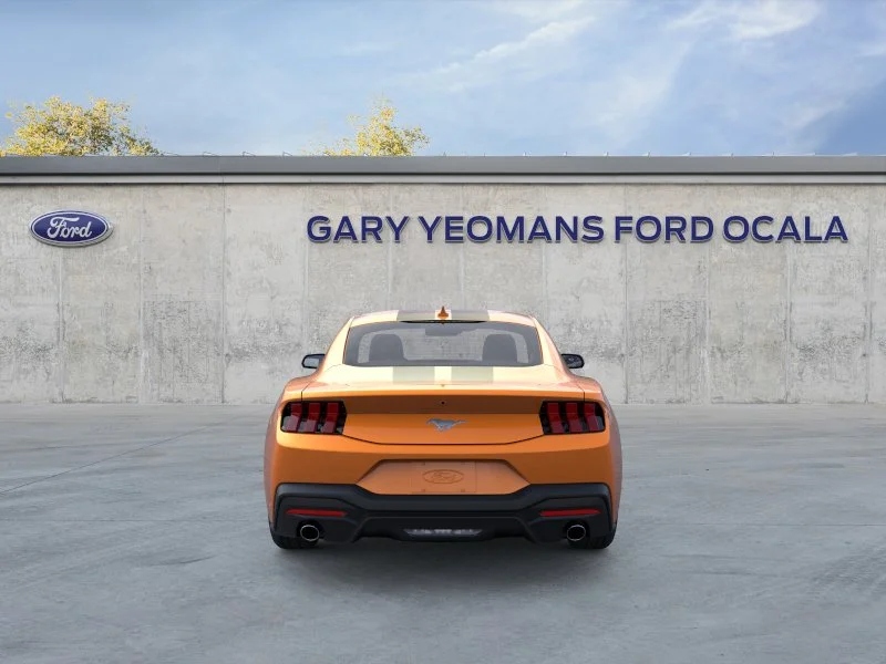 New 2026 Orange Fury Metallic Tri-coat Ford EcoBoost® Premium Fastback image 5