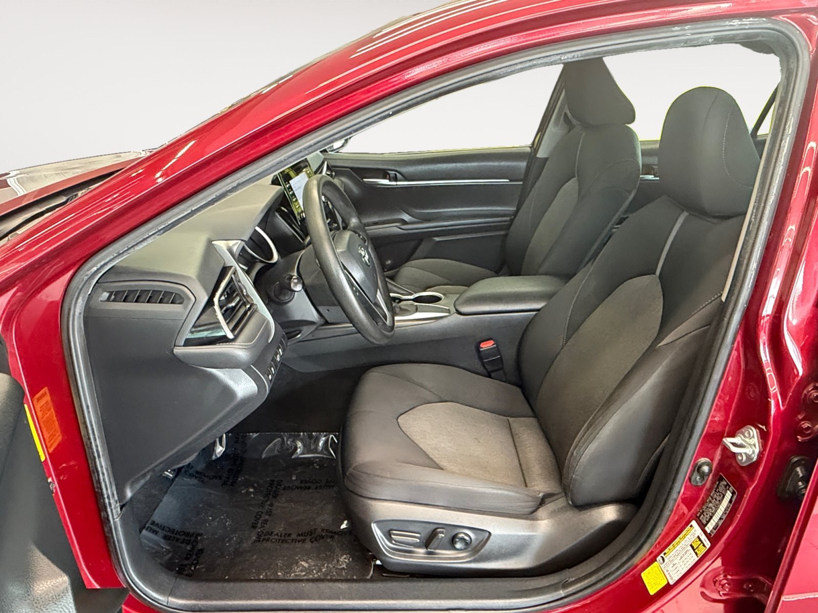 Used 2021 Supersonic Red Toyota LE image 22