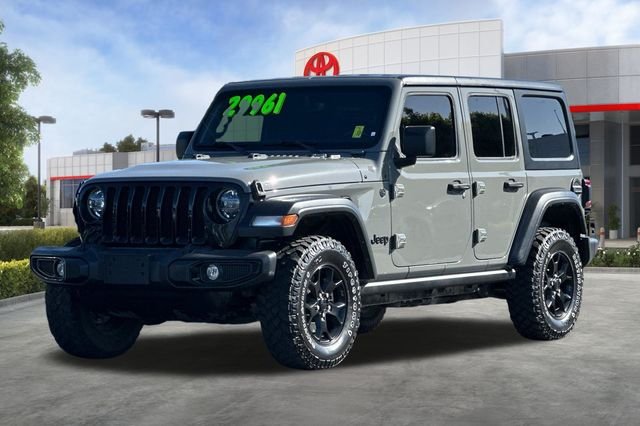 Used 2022 Gray Jeep Unlimited Willys image 9