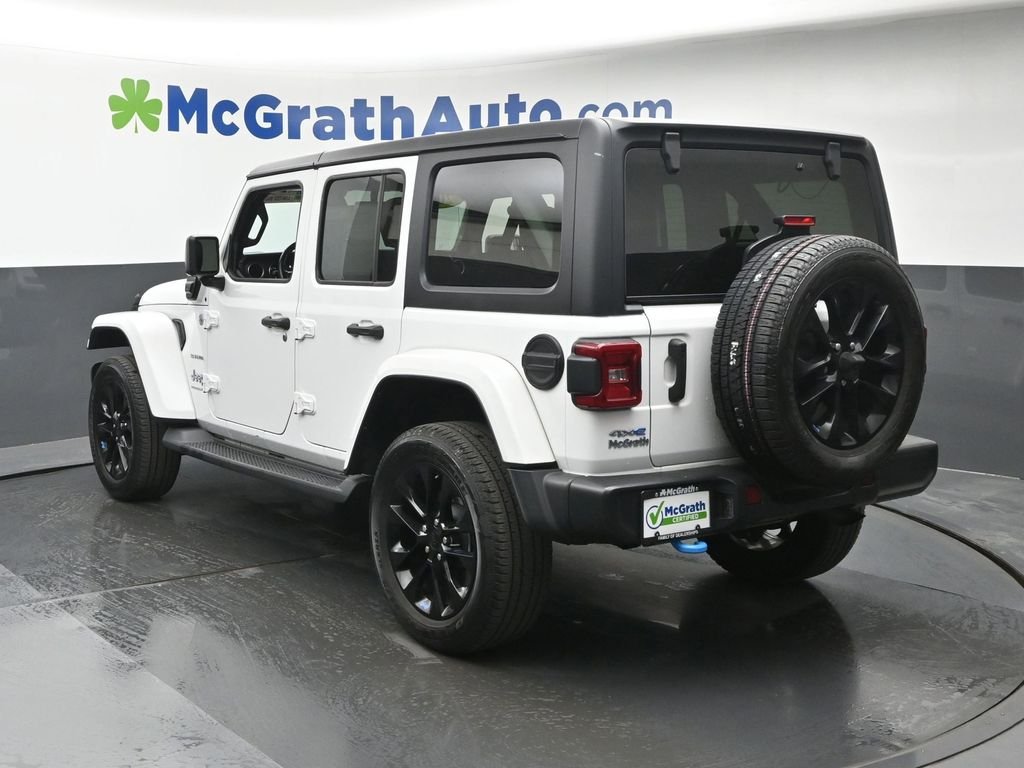 Used 2023 White Jeep Sahara 4xe image 24
