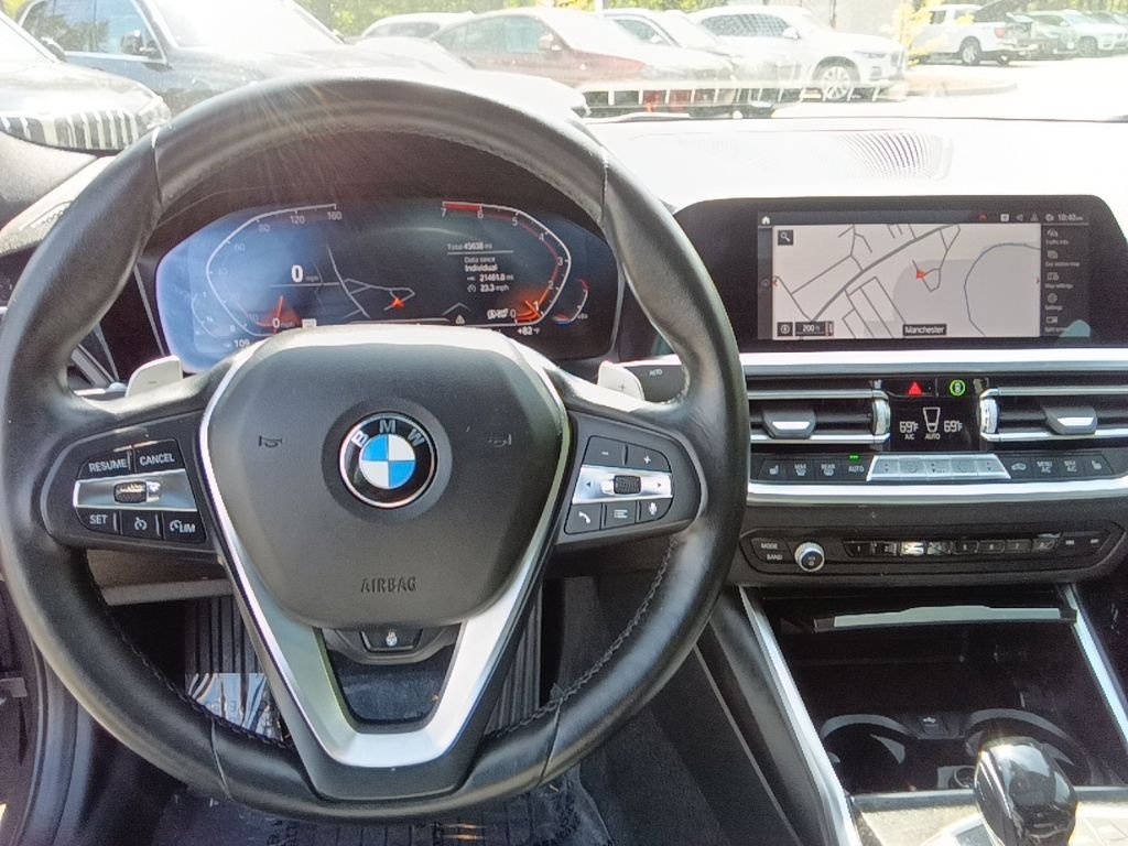 Used 2022 Mineral Grey Metallic BMW 330i xDrive image 12