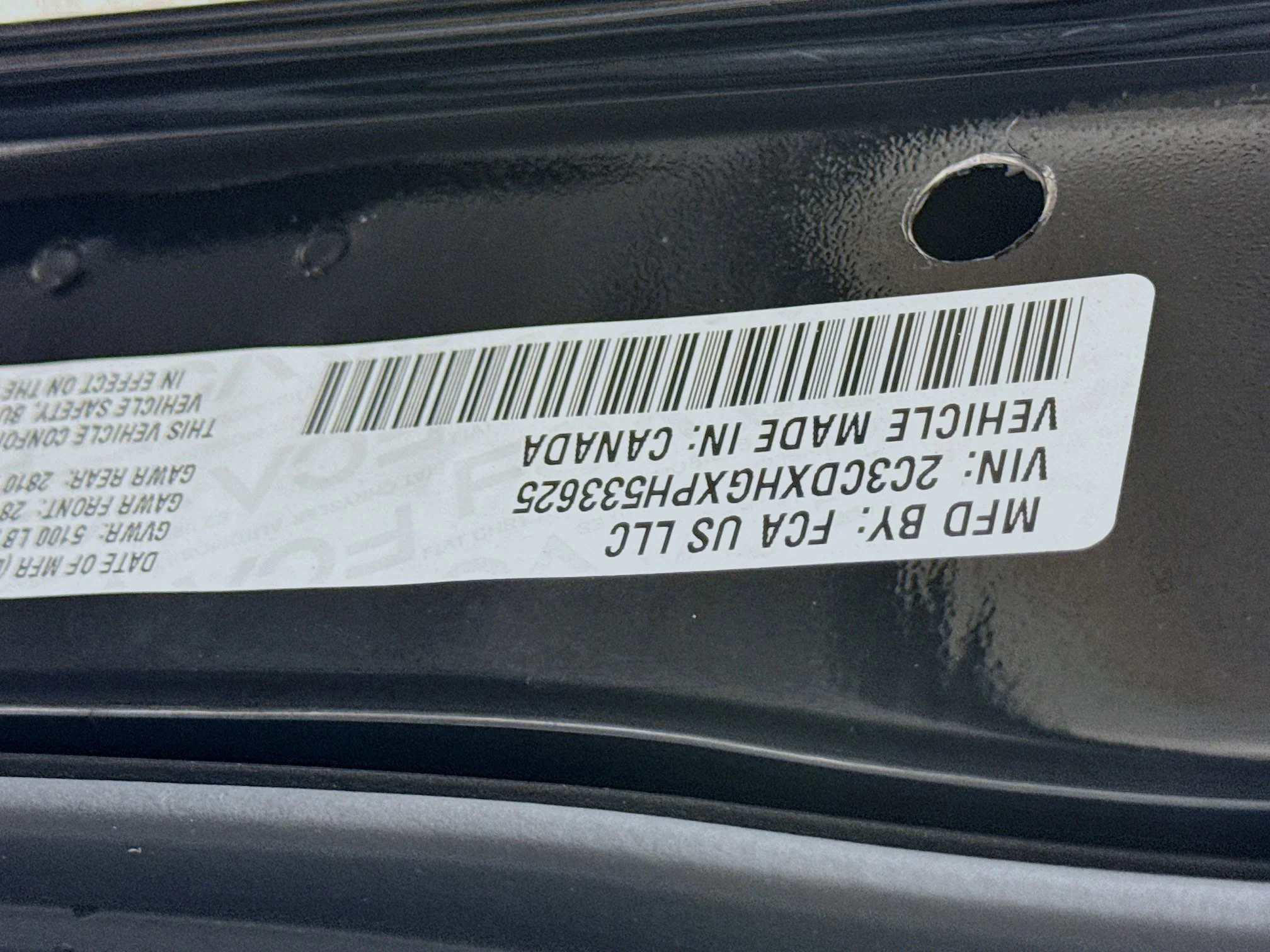 Used 2023 Pitch Black Clearcoat Dodge GT image 36