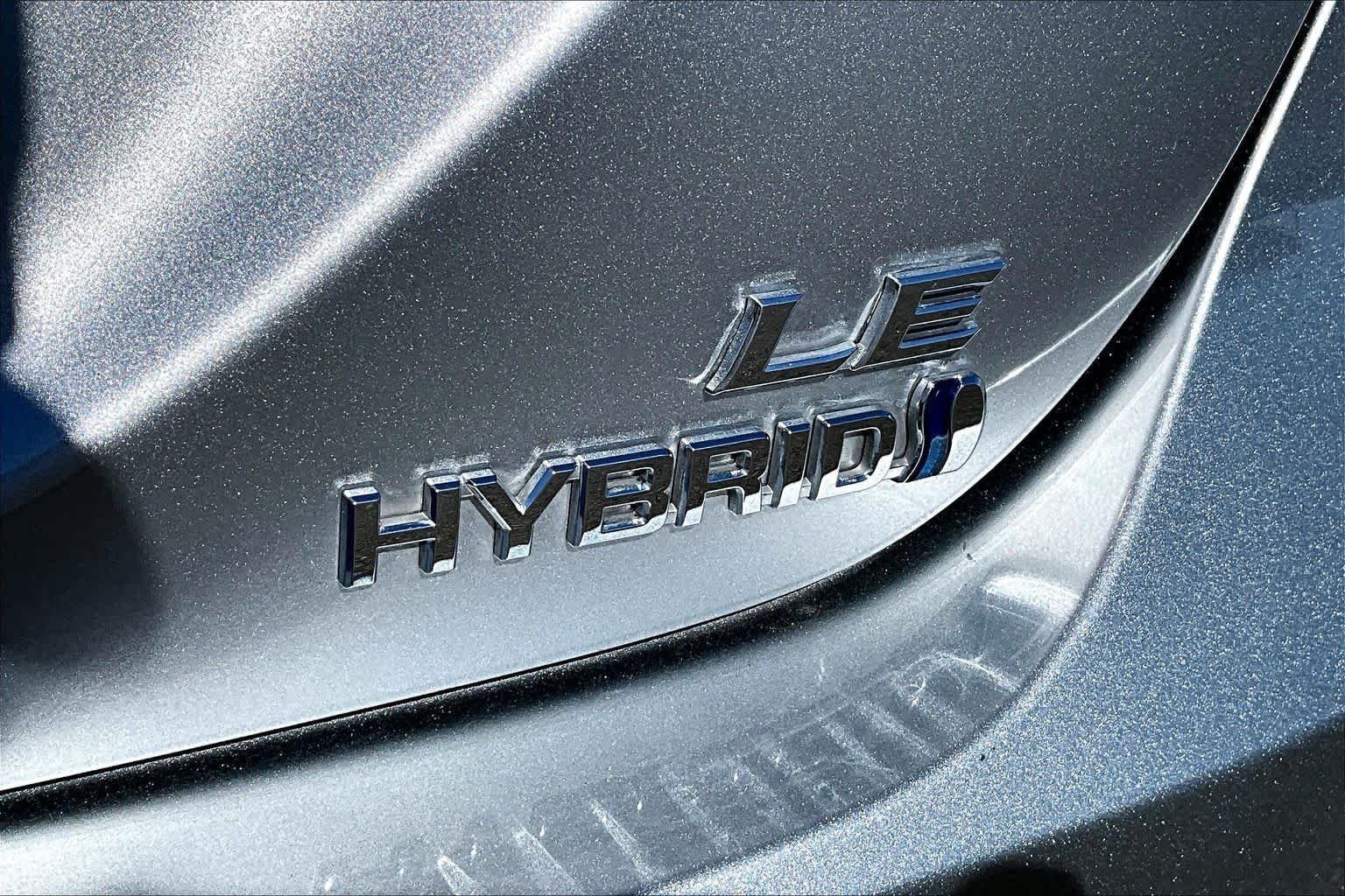Used 2023 Celestial Silver Metallic Toyota Hybrid LE image 9