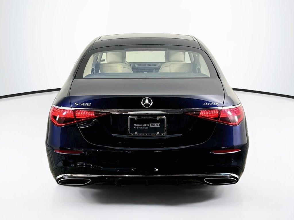 Certified Used 2023 Blue Mercedes-Benz S 500 image 5