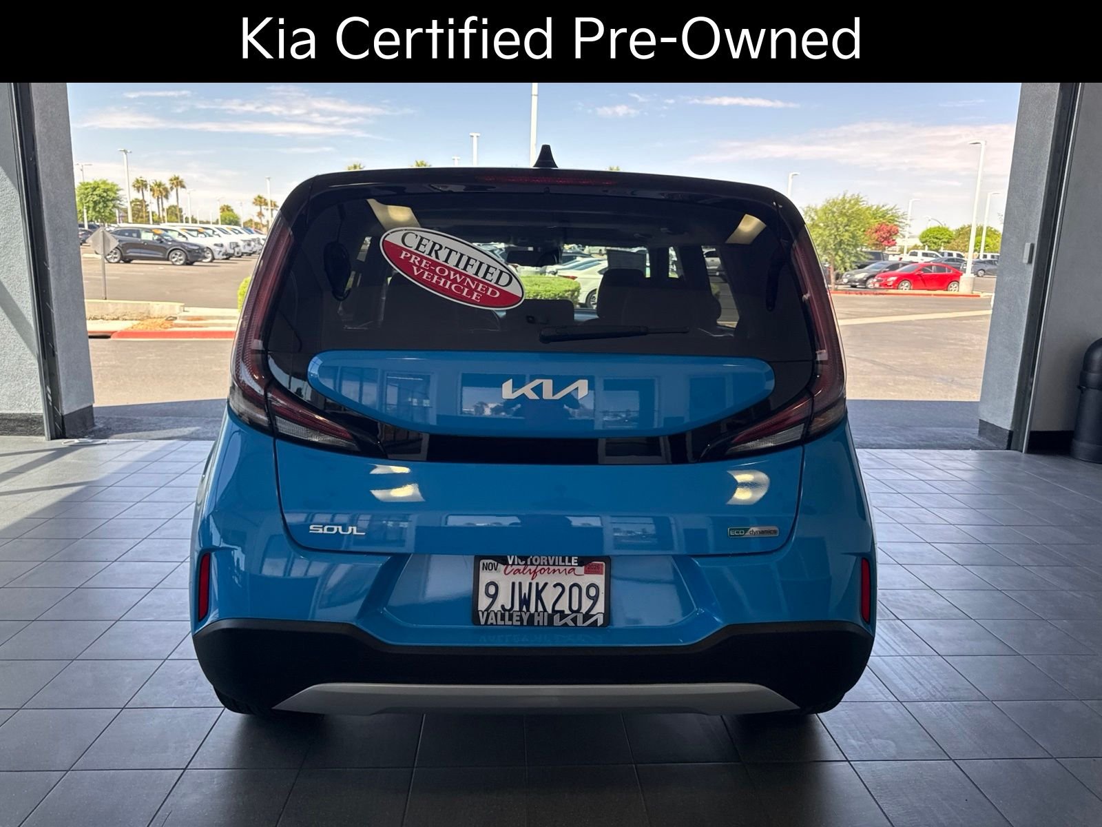 Certified Used 2024 Surf Blue Kia EX image 7