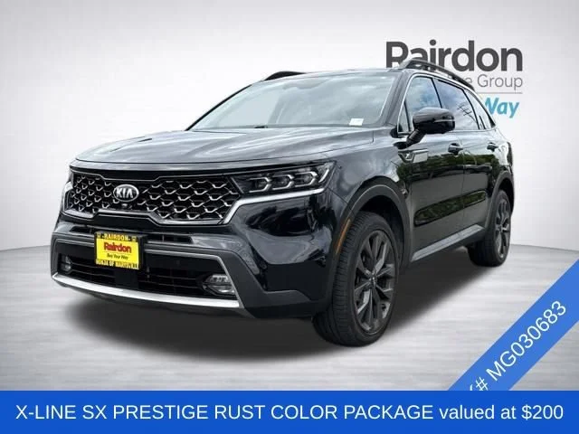 Used 2021 Ebony Black Kia SX Prestige X-Line image 3