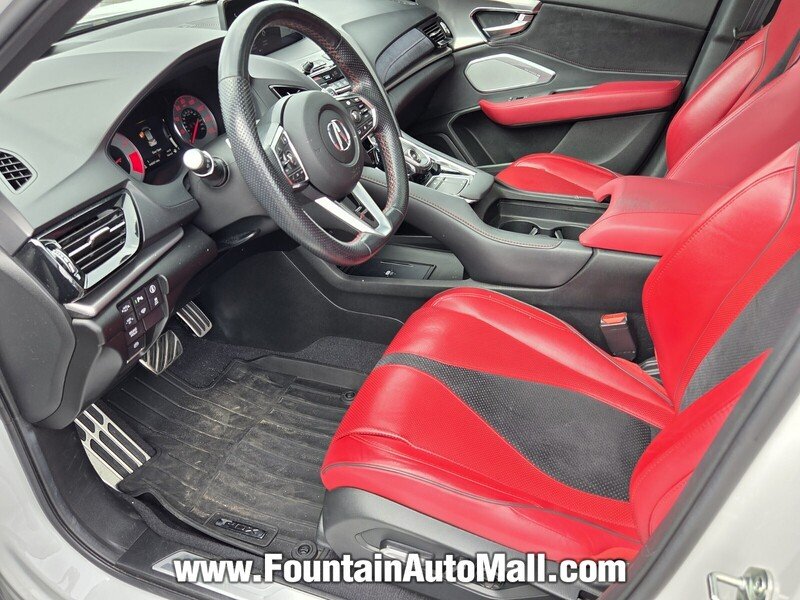 Used 2022 Platinum White Pearl Acura SH-AWD A-SPEC ADV image 8