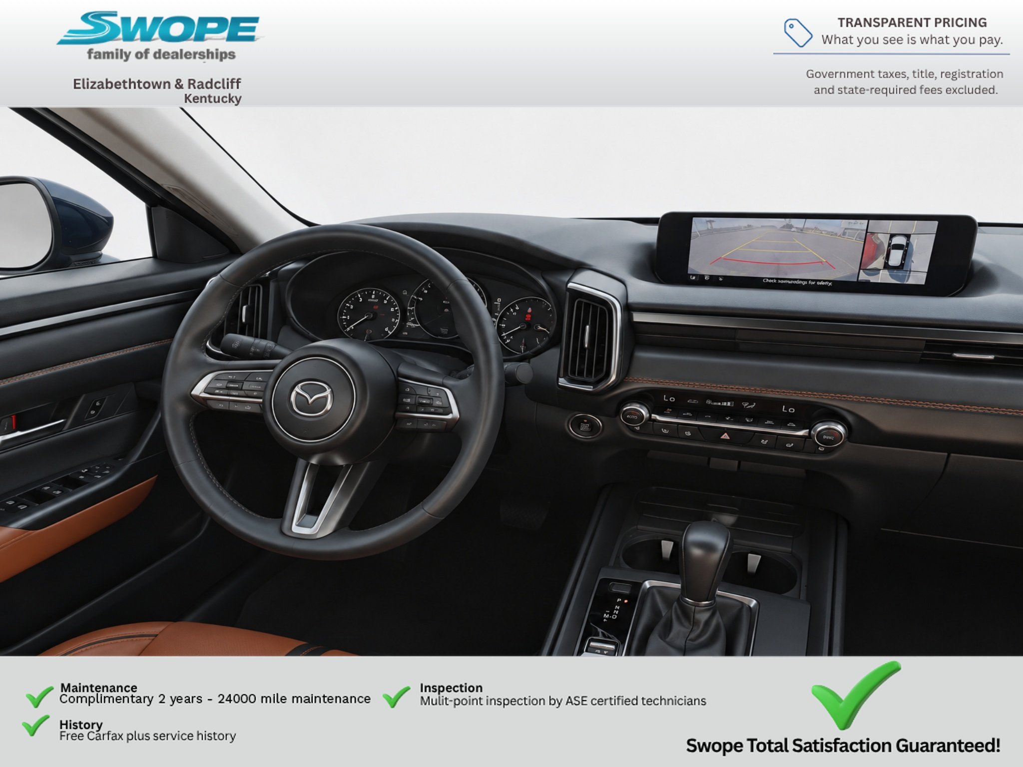 Used 2024 Wind Chill Pearl Mazda 2.5 Turbo Premium Plus Package image 20