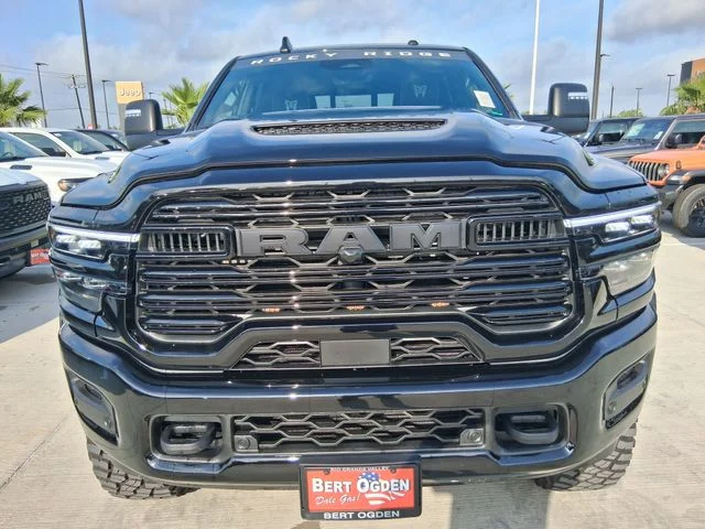 New 2026 Diamond Black Crystal Pearl-Coat Exterior Paint RAM Laramie image 2