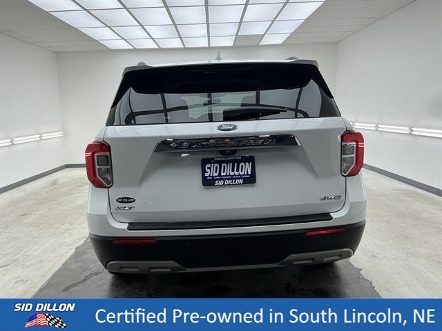 Used 2021 Star White Metallic Tri-Coat Ford XLT image 5