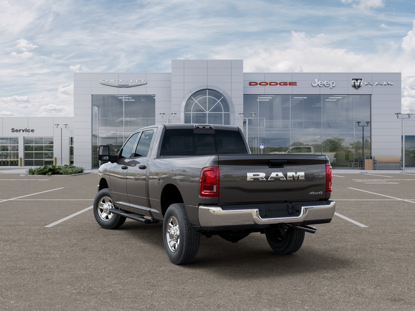 New 2026 Granite Crystal Metallic Clear-Coat Exterior Paint RAM Tradesman image 95