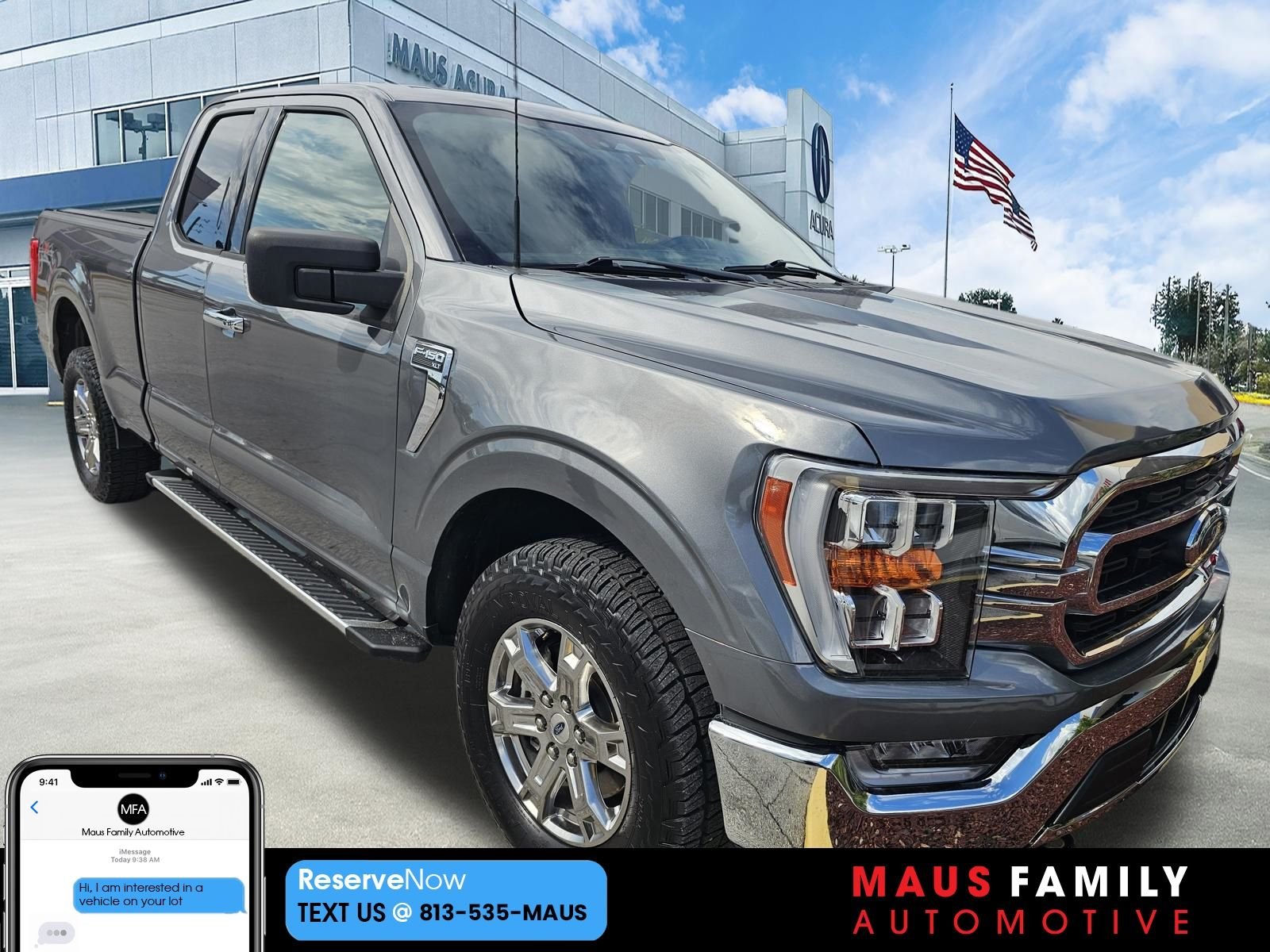 Used 2022 Gray Ford XLT image 1